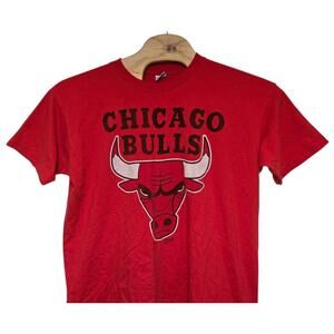 Vintage 90s Chicago Bulls T-shirt Men's XL Salem Red Single Stitch USA